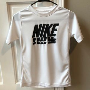 Nike White Dri Fit Boys shirt